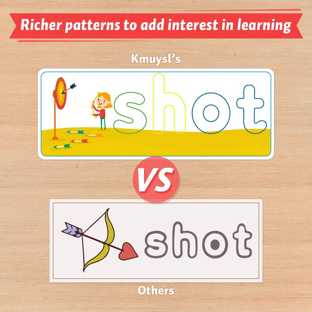 KMUYSL Learning Toys for 3 4 5 6 Years Old Boys and Girls - See & Spell CVC Word Builders with Alphabet Cards for Kids, Preschool Learning Activities Toys, Idea Birthday Gifts for Age 3-5 4-6 Kids - Image 9