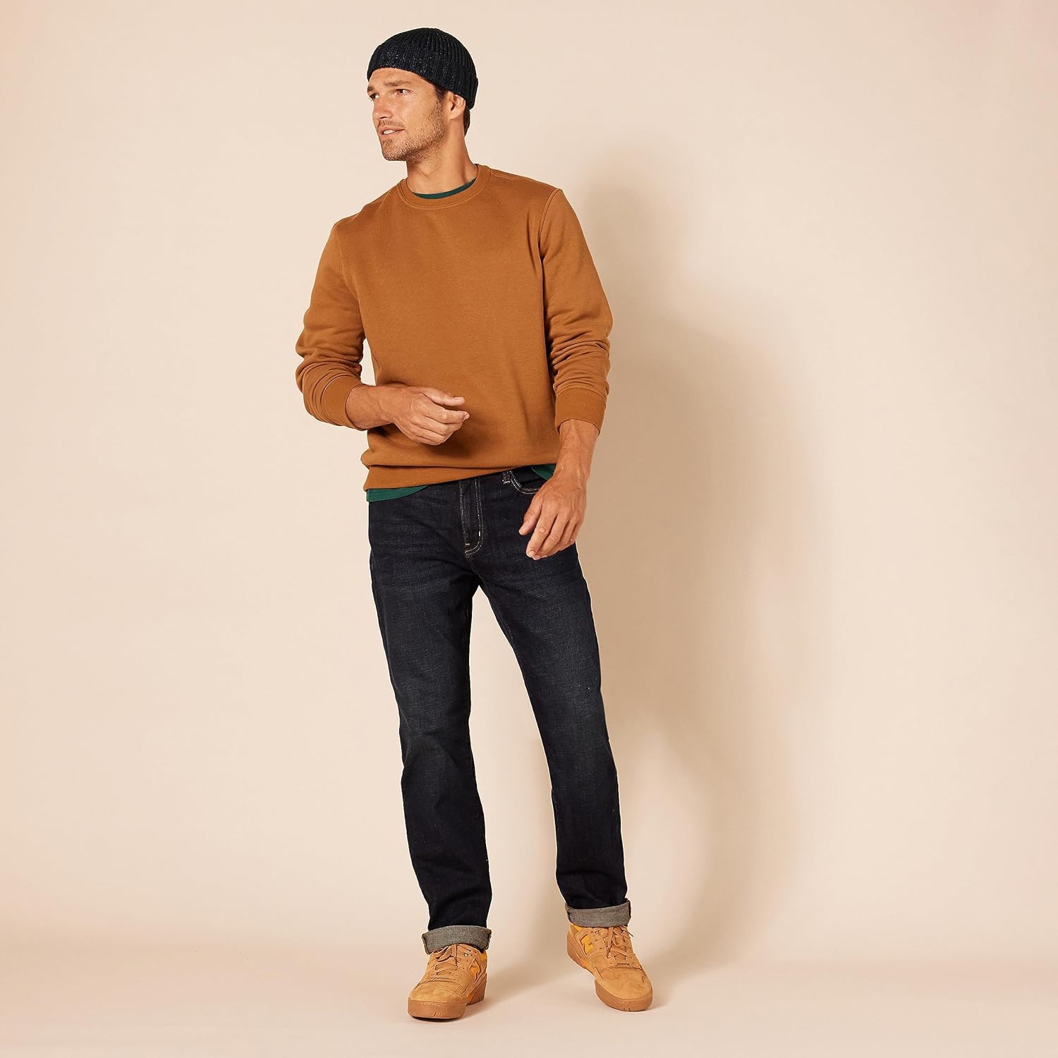 Amazon Essentials Men's Fleece Crewneck Sweatshirt (Available in Big & Tall) - Image 5