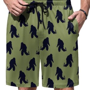 Ekouaer Men’s Pajama Shorts Soft Sleepwear Bottoms Elastic Waistband Loungewear Breathable Men Shorts with Pockets