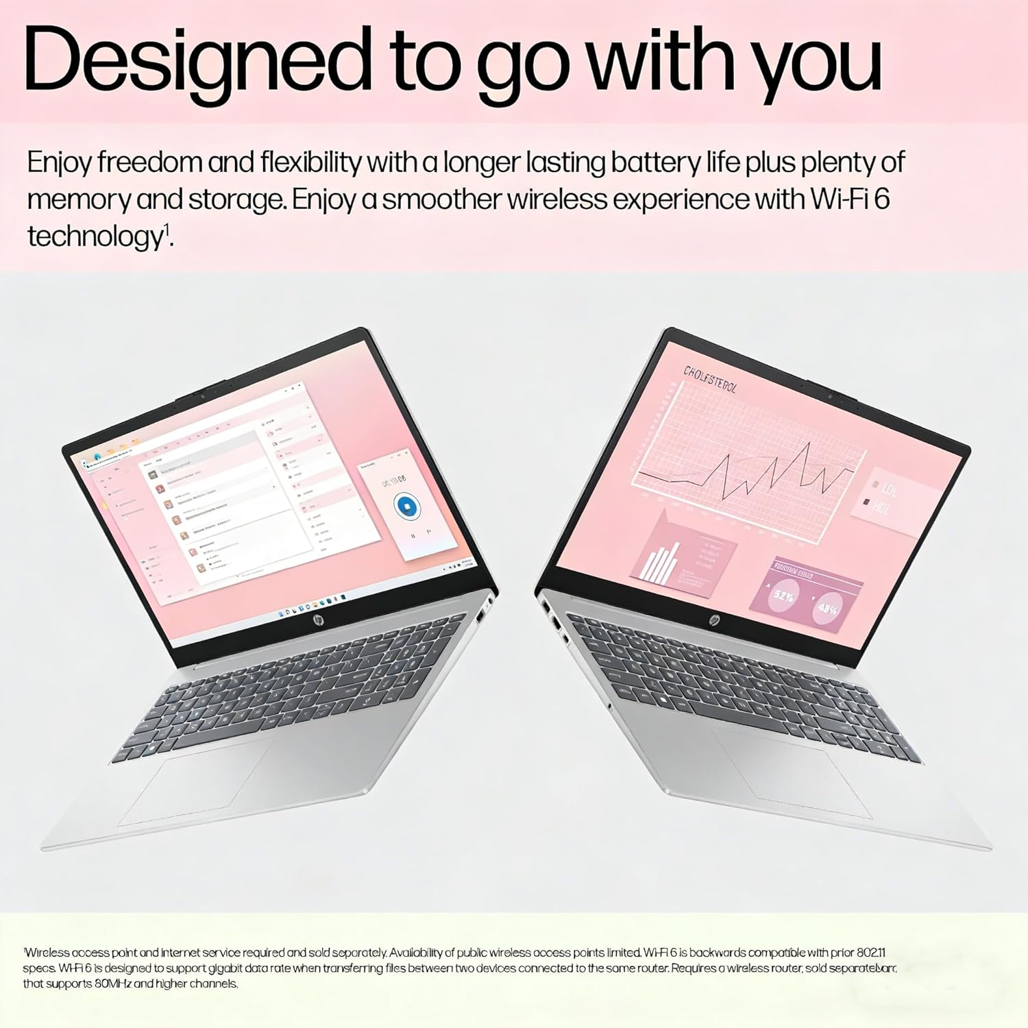 HP 15.6" FHD Laptop 2026 Edition with Copilot AI, 16GB RAM, 512GB SSD, Intel Processor, Long Battery Life, Lightweight 3.64 lbs, Microsoft 365, Windows 11 for Students & Office, Type-RJ45 Cable - Image 4