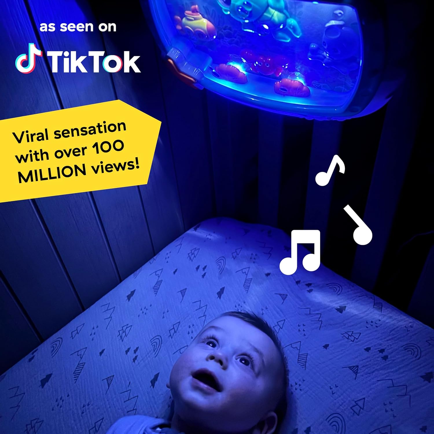 Baby Einstein Sea Dreams Soother Musical Crib Toy and Sound Machine, Newborn and up - Image 4