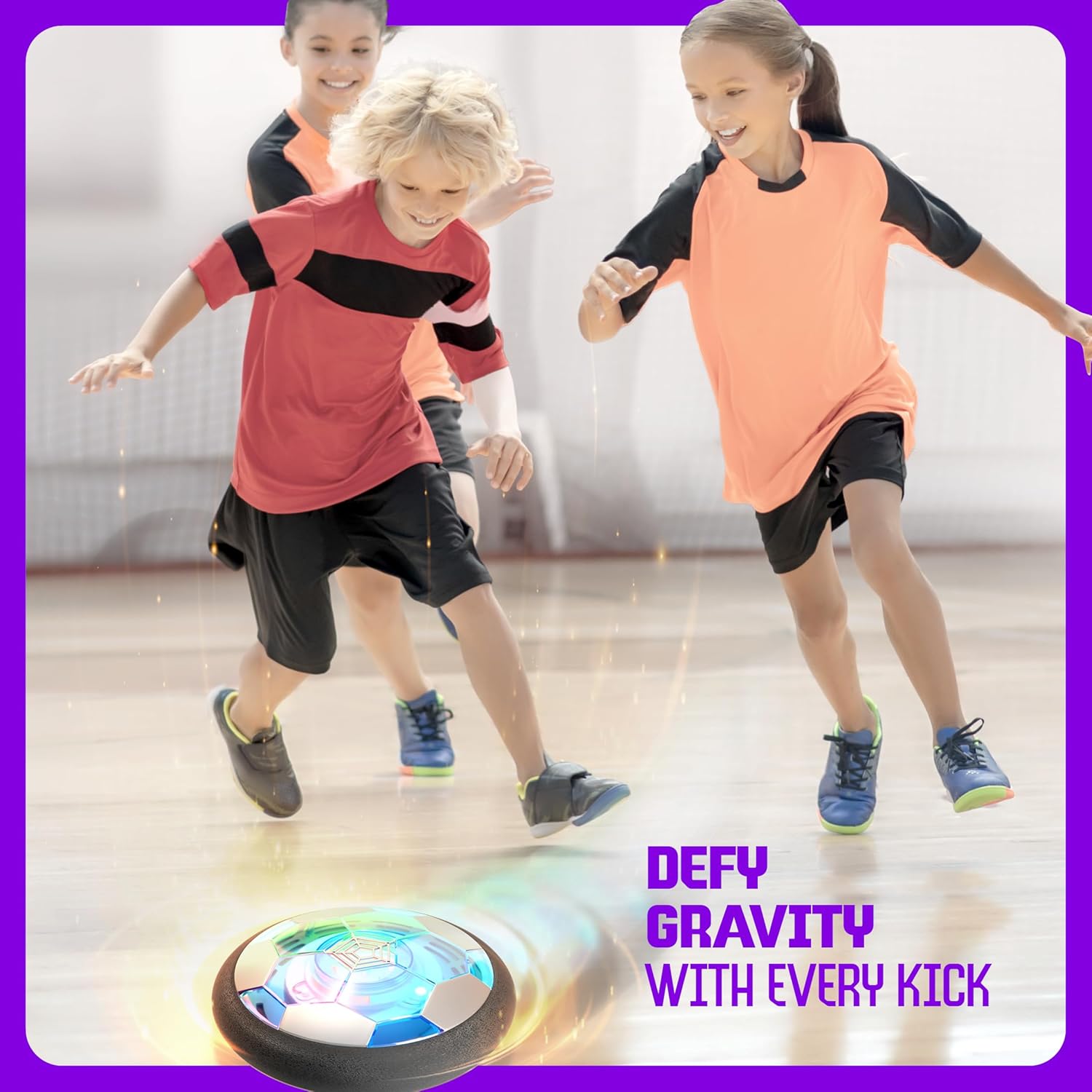 Ninja Blast Hover Soccer Light-Up Ball, Birthday Gift for Boys, Indoor Toy Games, Kids Gifts for Age 5, 6, 7, 8, 9, 10, 11, 12 Years Old, Boy Toys for Age 3 Years and Up. - Image 8