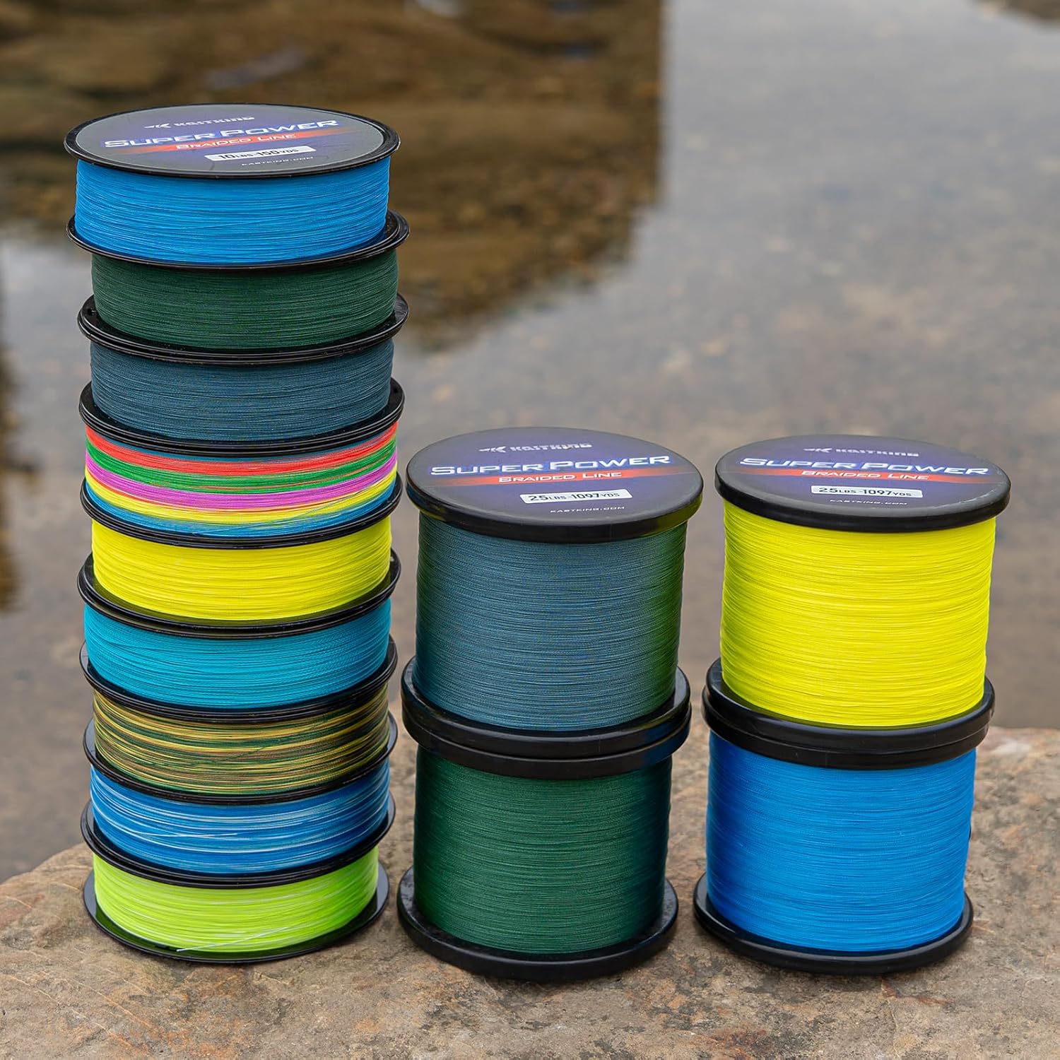 KastKing SuperPower Braided Fishing Line - Abrasion Resistant Braided Lines – Incredible Superline – Zero Stretch – Smaller Diameter – A Must-Have! - Image 6