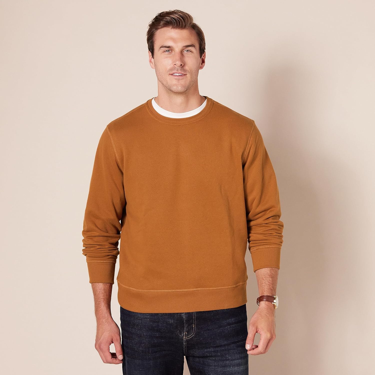 Amazon Essentials Men's Fleece Crewneck Sweatshirt (Available in Big & Tall) - Image 6