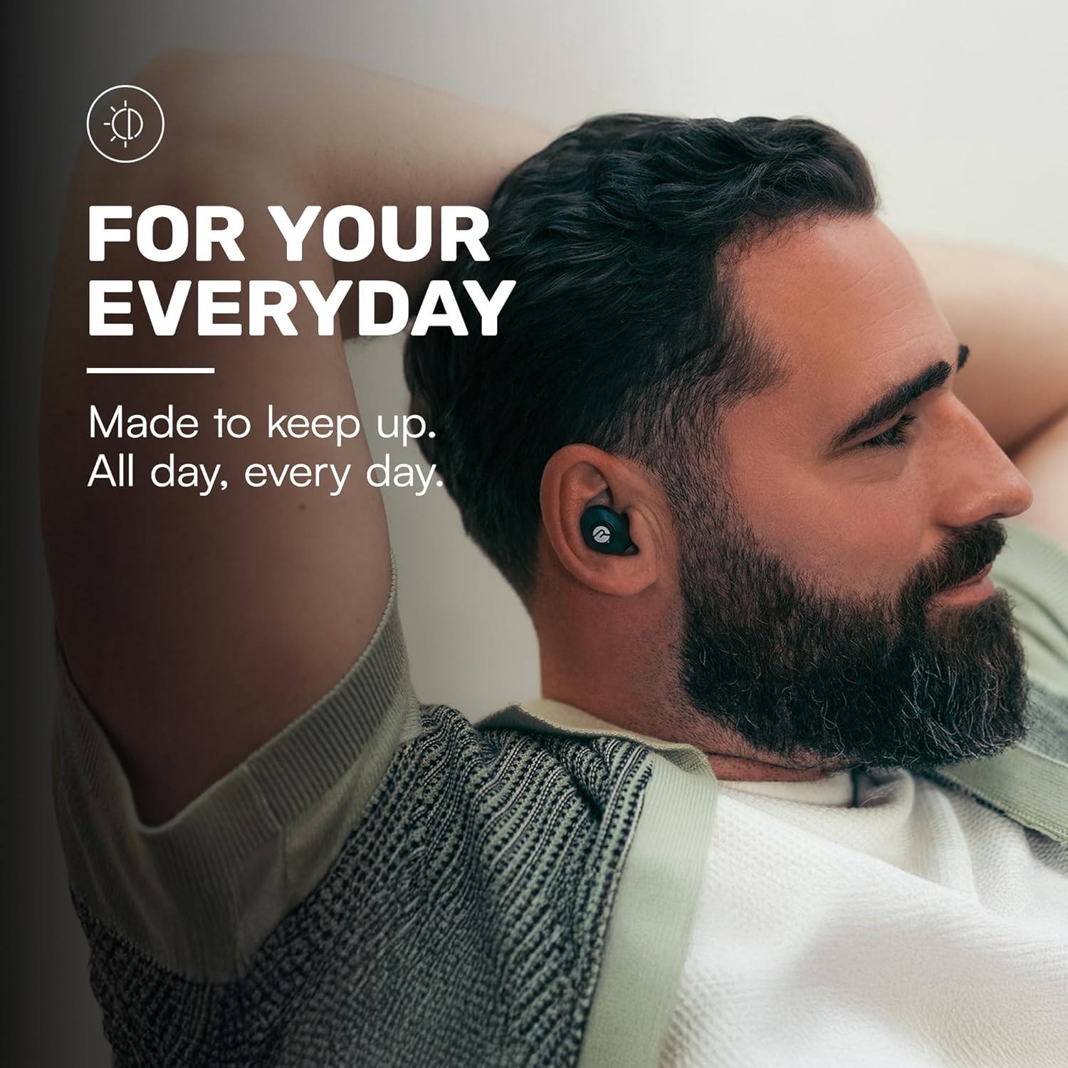 Raycon Everyday Classic Bluetooth Wireless Earbuds + Microphone with Active Noise Canceling, Sweat & Water-Resistant Earphones, Ear Buds Wireless Bluetooth Up to 32 Hours Playtime (Black) - Image 7