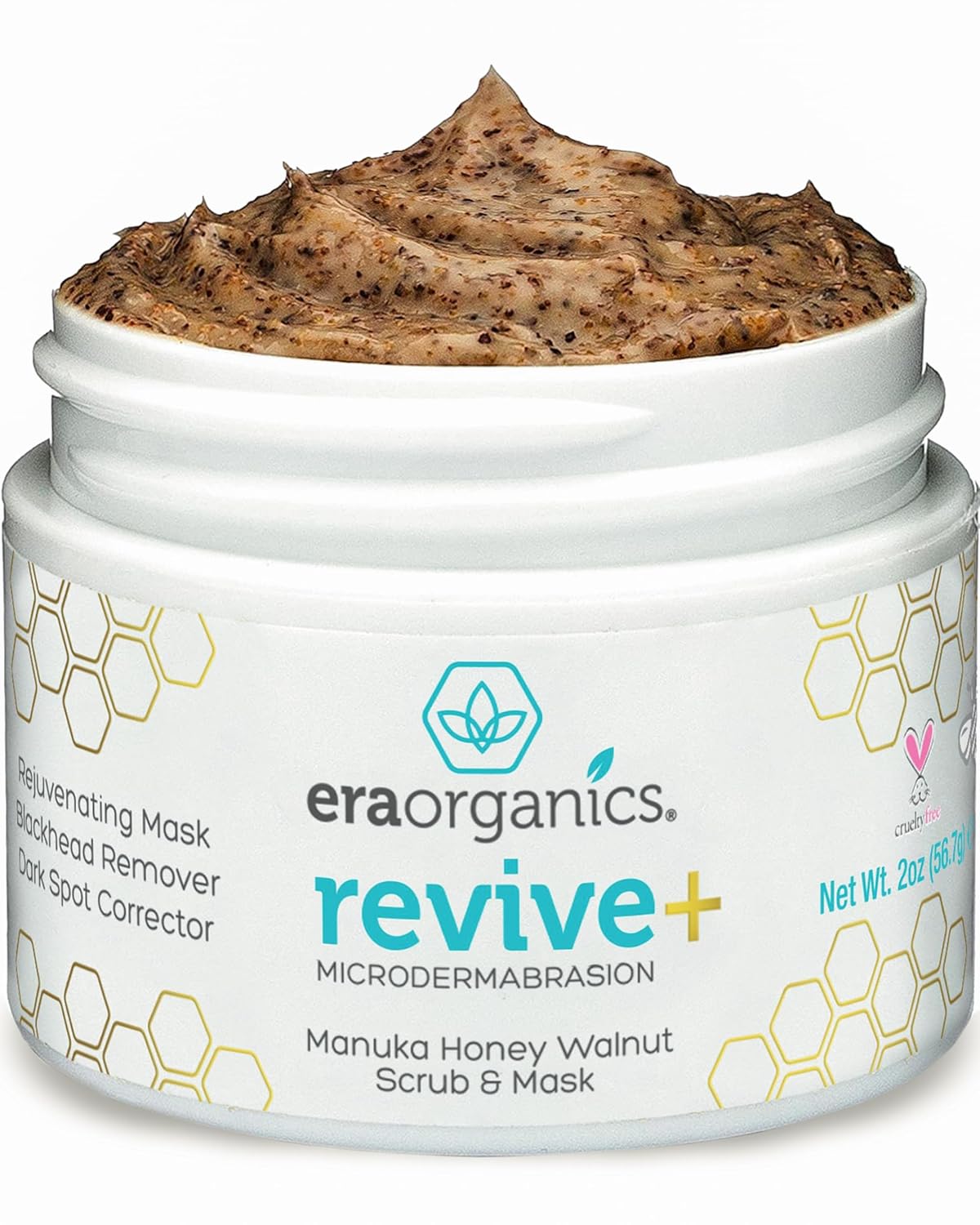 Manuka Honey Exfoliating Face Scrub – Gentle Microdermabrasion Face Exfoliator to Help Smooth, Soften & Balance with Moisturizing Organic Superfoods 2oz - Image 7
