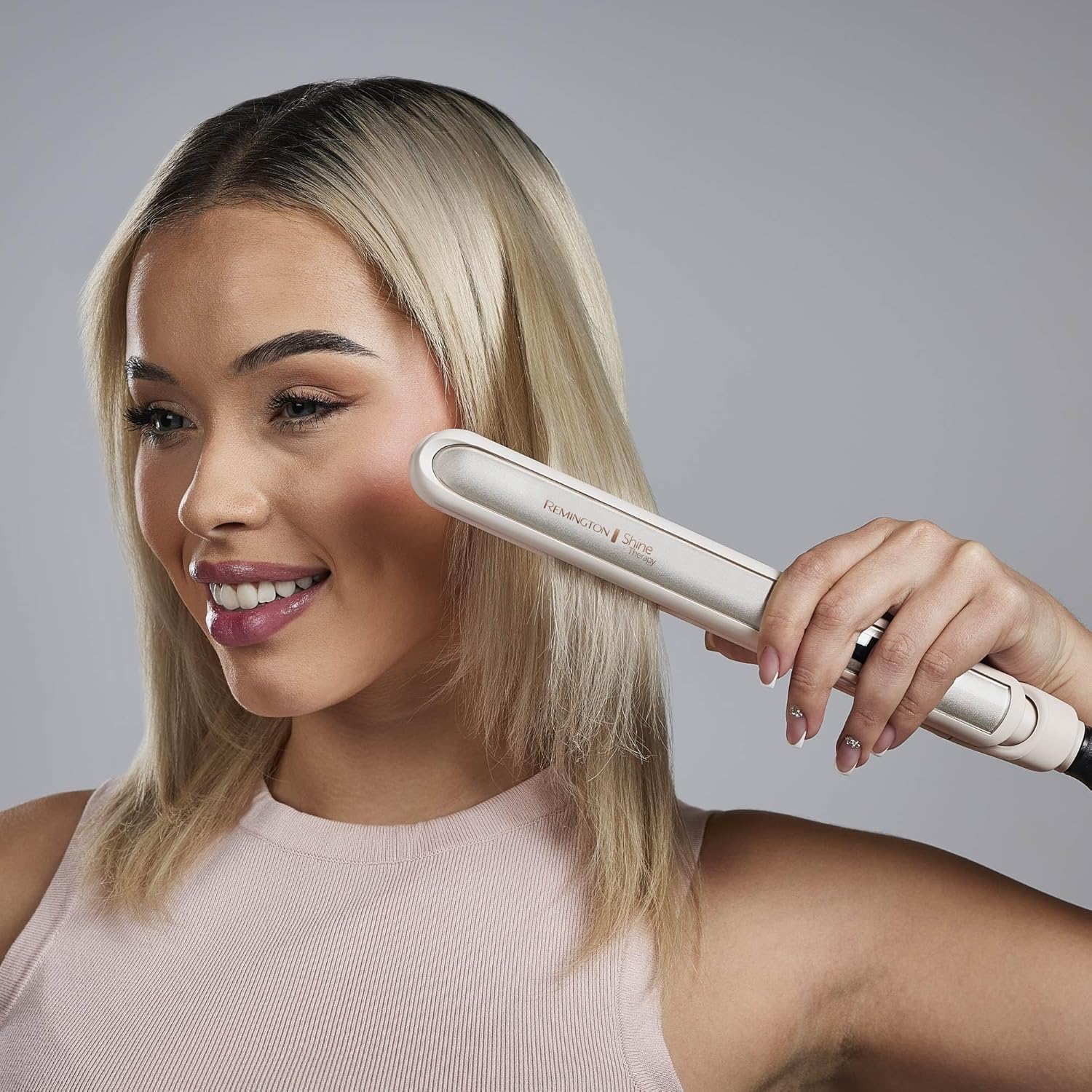 Remington Shine Therapy 1 inch Hair Straightener Iron, Flat Iron Infused with Argan Oil & Keratin, Professional Ceramic Flat Iron for Less Frizz, Shines and Smooth, Styling Tools - Image 12