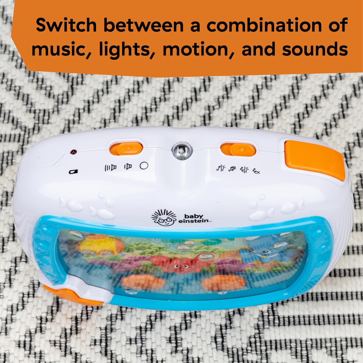 Baby Einstein Sea Dreams Soother Musical Crib Toy and Sound Machine, Newborn and up - Image 8