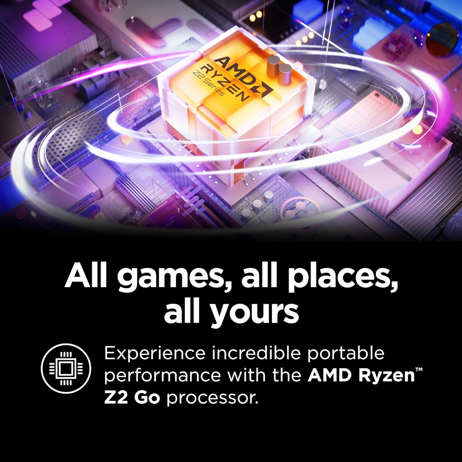 Lenovo Legion Go S - 2025 - Mobile Gaming Console - AMD Radeon graphics - 8" PureSight IPS Display - 120Hz - AMD Ryzen™ Z2 Go - 16GB Memory - 512GB Storage - Glacier White - Free PC Game Pass - Image 3
