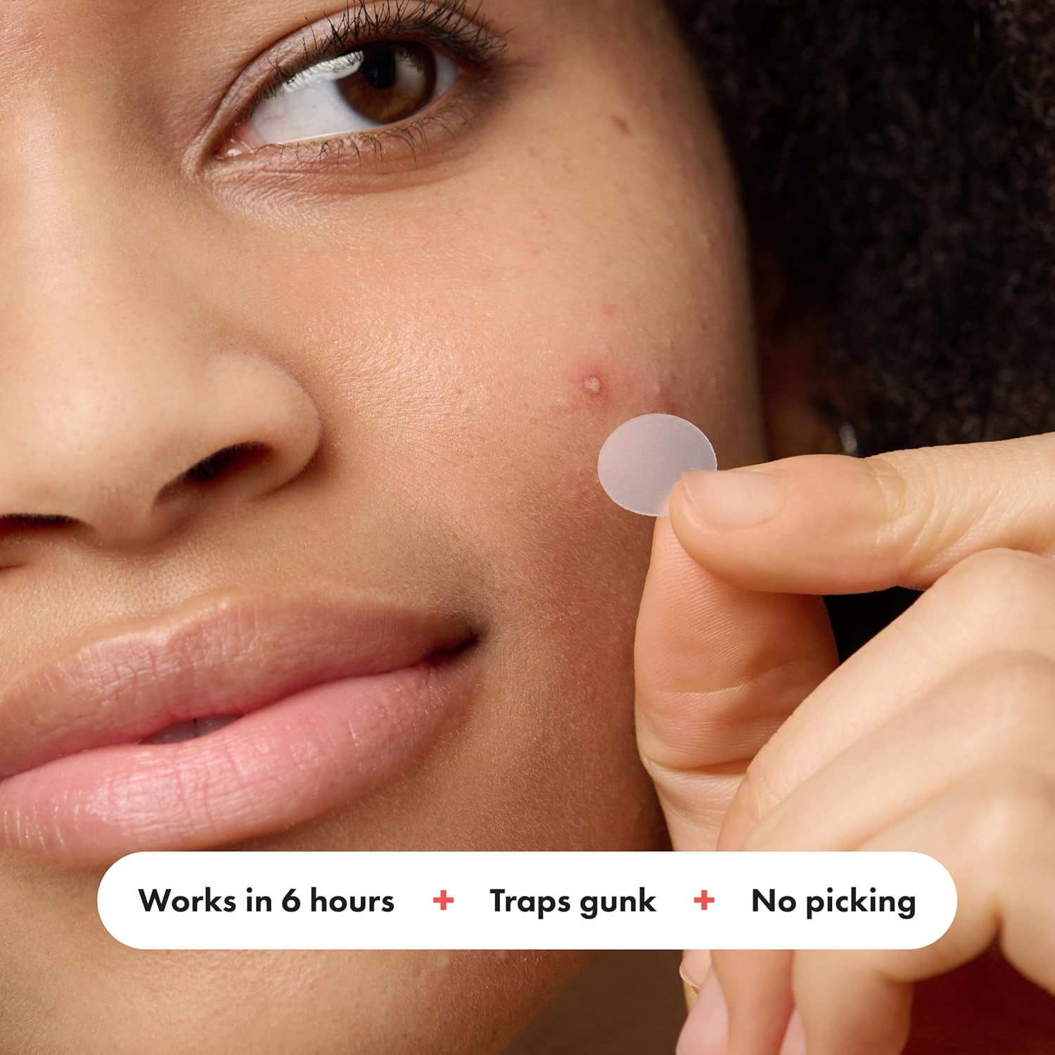 Mighty Patch Original Patch from Hero Cosmetics - #1 Hydrocolloid Acne Pimple Patches for Face, Shrinking Zits & Whiteheads in 1 Use, Nighttime Spot Pimple Stickers for Face, 75 Count - Image 4