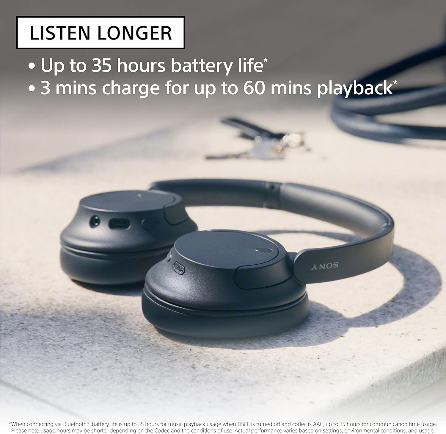 Sony WH-CH720N Noise Canceling Wireless Headphones Bluetooth Over The Ear Headset with Microphone, Pink - Image 5
