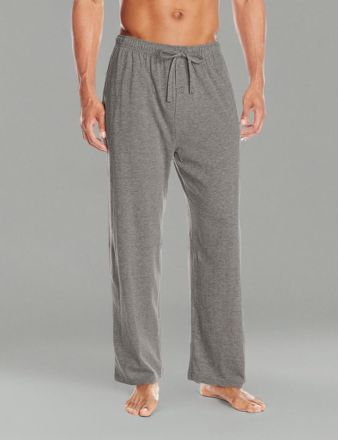 Fruit of the Loom Men's Extended Sizes Jersey Knit Sleep Pajama Lounge Pant (1 & 2 Packs) - Image 3