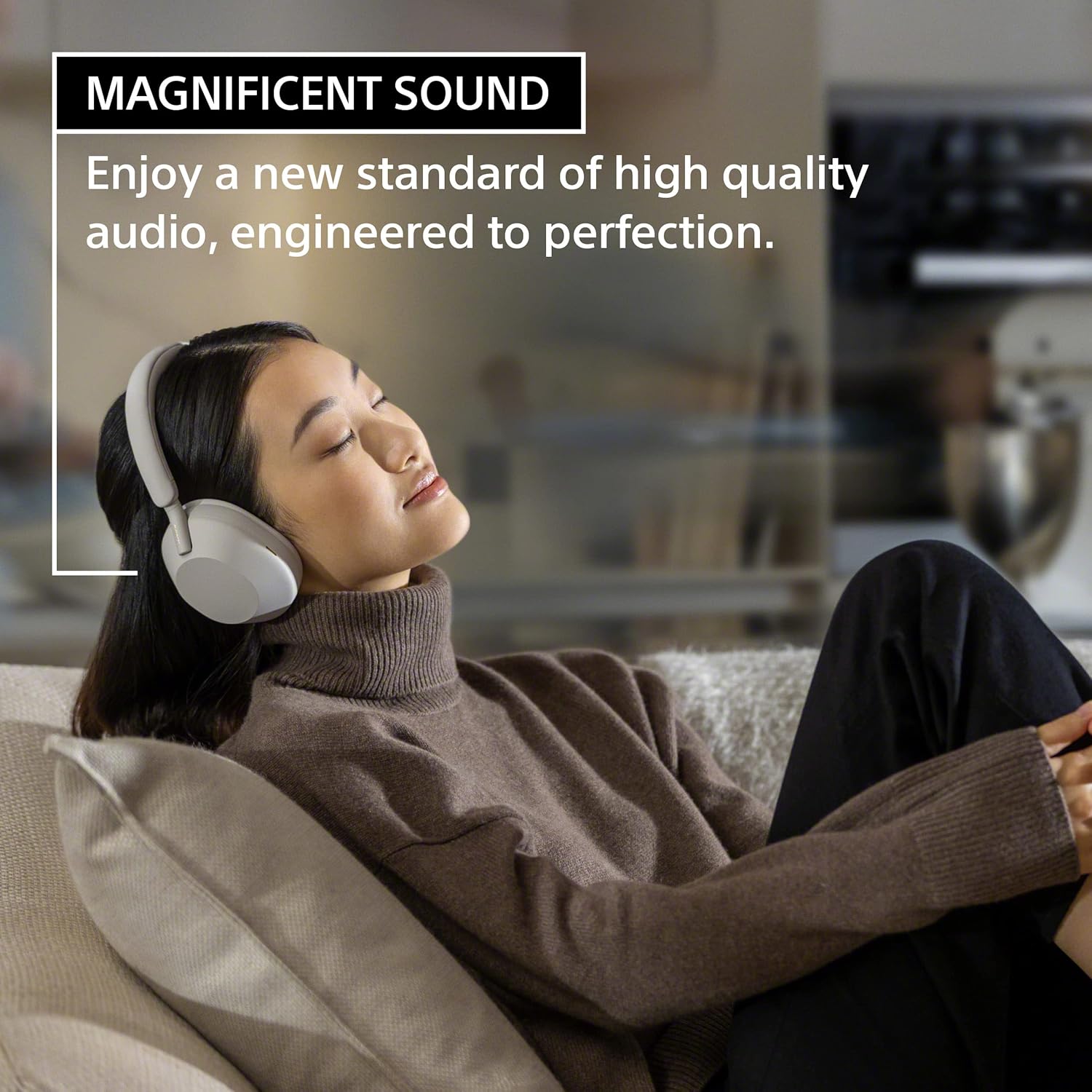Sony WH-1000XM5 Premium Noise Canceling Headphones, Auto NC Optimizer, 30-Hour Battery, Alexa Voice Control, Black - Image 4