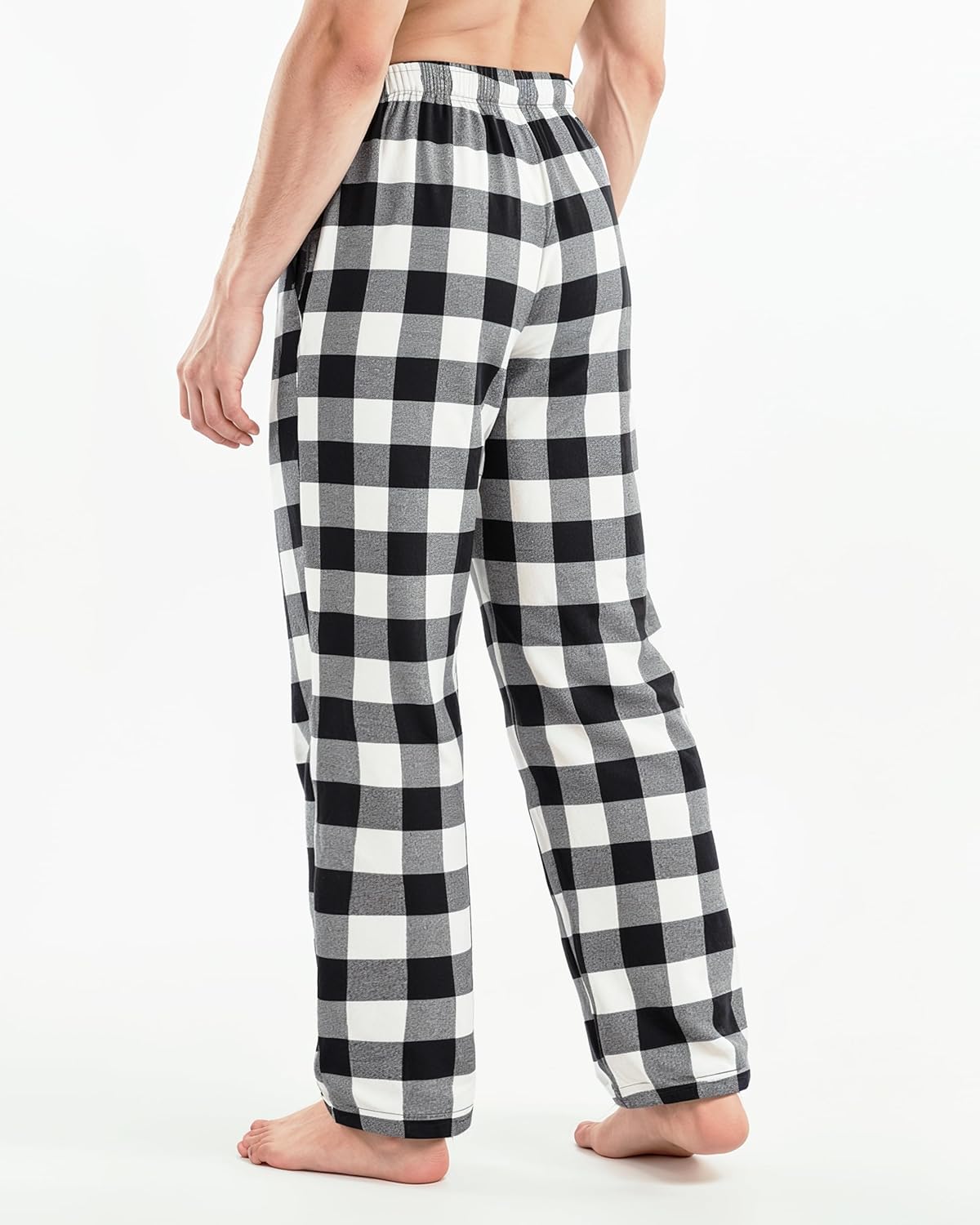 NY Threads Mens Flannel Pajama Pants with Pockets Soft Cotton Sleepwear Lounge PJ Bottoms - Image 2