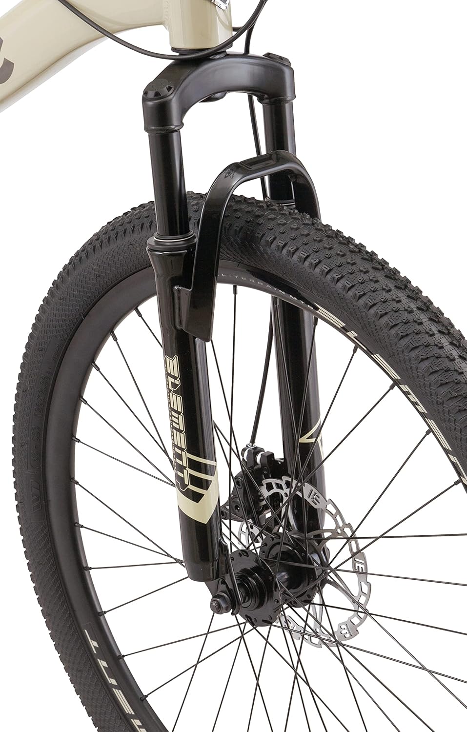 Mongoose Grafton Mountain Bike, 21 Speed, Aluminum Frame, Knobby Mountain Tires, Suspension Fork, Trigger Shifters, Mechanical Disc Brakes | Trigger Shifter, Aluminum Frame, Front Suspension - Image 5