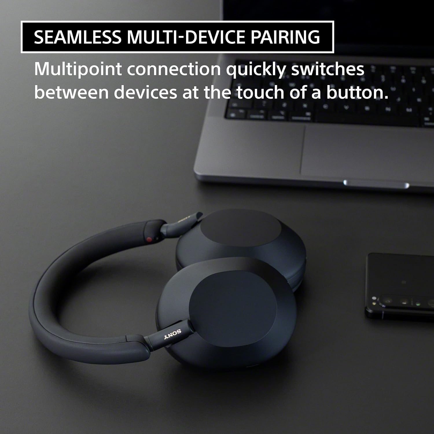 Sony WH-1000XM5 Premium Noise Canceling Headphones, Auto NC Optimizer, 30-Hour Battery, Alexa Voice Control, Black - Image 7