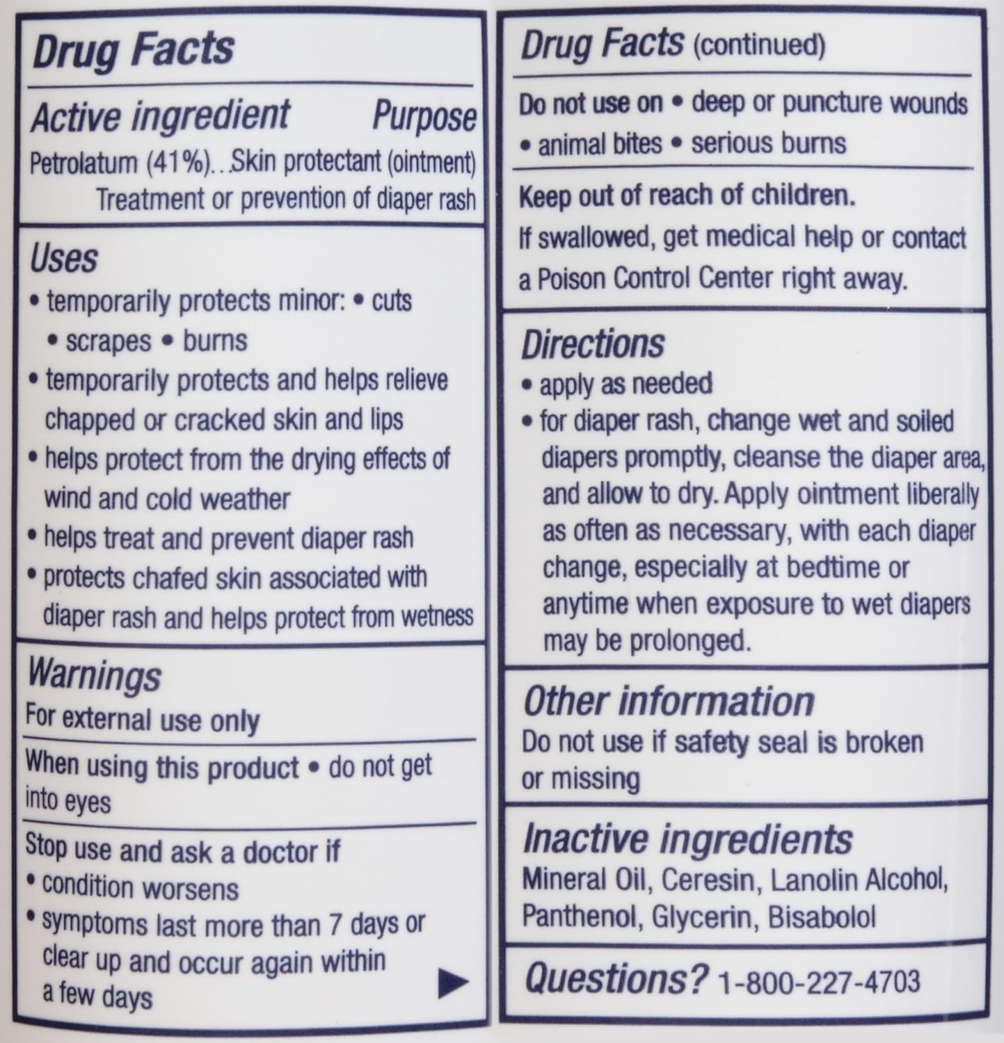Aquaphor Baby Healing Ointment Advanced Therapy Skin Protectant, Dry Skin and Diaper Rash Ointment, 7 Oz Tube - Image 7