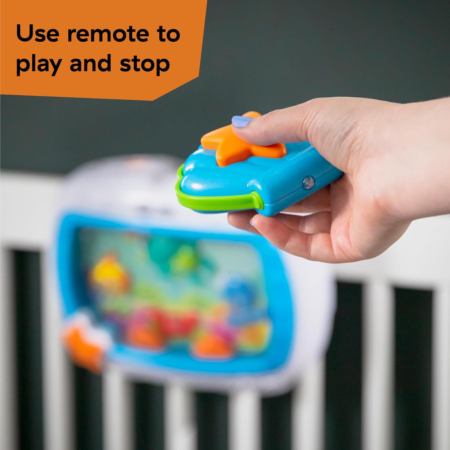 Baby Einstein Sea Dreams Soother Musical Crib Toy and Sound Machine, Newborn and up - Image 3