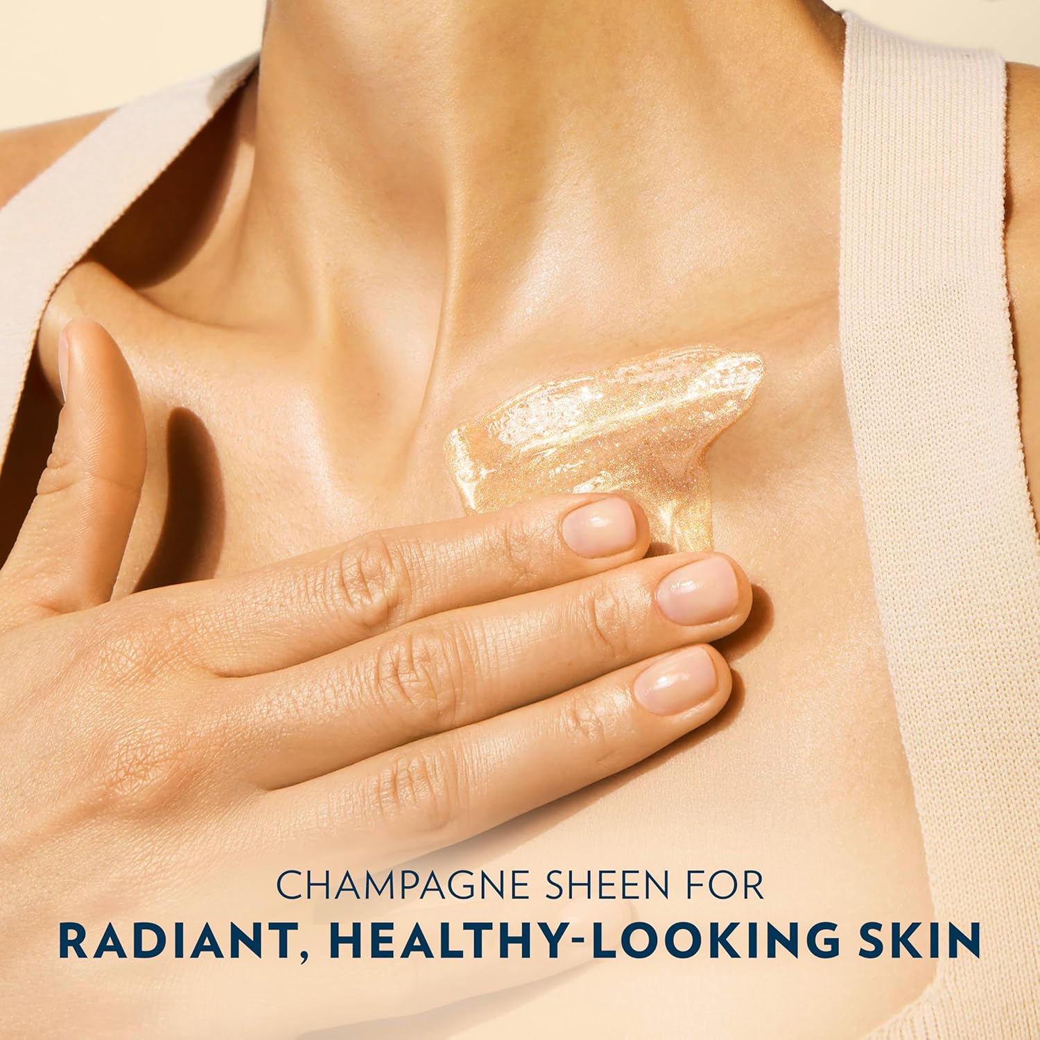 Vaseline Glazed and Glisten Sunlit Glow Body Gel Oil Vanilla Cocoa Shimmering with Ultra-Hydrating Lipids and 100% Pure Cocoa Butter, 6.8 Oz - Image 6