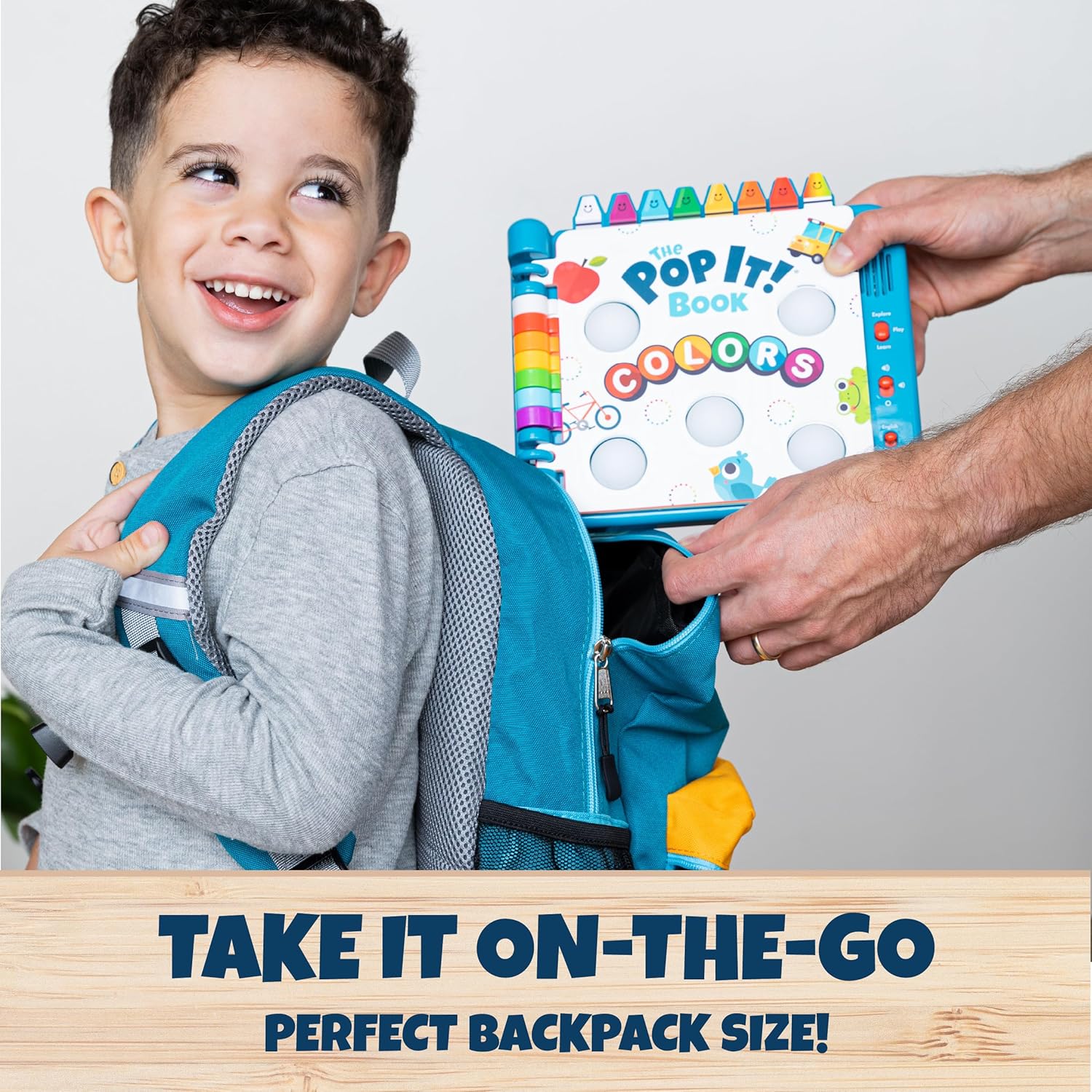 Chuckle & Roar Pop It! Book: Colors – Interactive Sensory Learning Book with Bilingual English & Spanish Play, Grow-with-Me Modes, Quiet Mode, Color Learning Toy for Toddlers Ages 1–4+ - Image 5