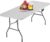BestOffice 6FT Picnic Table Folding, Camping, Plastifor Party Event,White