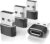 Elebase USB to USB C Adapter for iPhone 17 4Pack,USBC Female to A Male Car Charger Adapter,Type C Converter Apple 17e 16 Pro Max 15 14 Plus,iWatch Watch 11 10 Ultra 3,iPad Air,Samsung Galaxy S26,Black