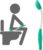 Butt Wiper Tool, 15.7″ Comfort Wipe Toilet Aid for Wiping Bottom, Bottom Buddy Wiping Aid for Disabled, Elderly, Overweight, Pregnant People, Easy to Use Bottom Buddy Wiping Assist Tool