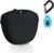 Left&Right Dog Clicker Training Kit,Silicone Dog Training Treat Pouch and Dog Clickers,Dog Treat Bag with Clicker Training for Dogs,Pet Treat Bag with Magnetic Buckle Closing and Waist Clip,Black