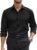 COOFANDY Mens Stretch Dress Shirts Long Sleeve Button Down Shirt Regular Fit Formal Business Wedding Shirts