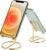 ROPOSY Cell Phone Stand for Desk, Cute Metal Gold Cell Phone Stand Holder Desk Accessories, Compatible with All Mobile Phones, iPhone, iPad