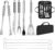 BBQ Utensil Set Stainless Steel Professional Barbecue Accessories Grill Tool with Bag Easy to Carry