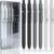 ACEES Gel Pens, 6 Pcs 0.5mm Fine Point Black Ink Pen With Smooth Writing, Office Desk Accessories, Writing Supplies Gifts for Men Women, Quick Dry Pens Ballpoint For Journaling, Black/Gray/White