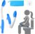 Jhua Foldable Butt Wiper Tool for Women Men Toilet Aids for Wiping 15.7″ Long Comfort Bottom Buddy Wiping Aid, Self Wipe Assist Toilet Aids Wand for Disabled, Elderly, Overweight, Pregnant People
