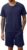 Ekouaer Mens Pajamas Set Soft Lounge Set V Neck Sleep Nightwear Short Sleeve Pjs with Pocket S-XXL