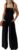 Dokotoo Women’s Casual Loose Overalls Jumpsuits One Piece Sleeveless Wide Leg Long Pant Rompers With Pockets
