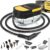 Gautye Steam Cleaner, 3 Level Adjustable Handle, 15s Heat Up, 1.69 Quarts Tank, Portable Steamer for Cleaning with 15 pcs Accessories, Steam Cleaner for Home for Dirt, Grease, Grout, Tile,Floor, Car