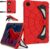 Case for Galaxy Tab A11 Plus /A9 Plus Samsung Tablet A11+ / A9+ 11 Inch Cases with Screen Protector 2026/2024 Galaxy 11″ Cover Thickned Cornor Kickstand, Red Black