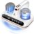 Amzany Mattress Vacuum Cleaner – 5-in-1 Cordless Bed Vacuum Cleaner, Powered by UV-C Light & Ultrasonic Technology, 16Kpa Strong Suction,Low Noise,Suitable for Dust, Pet Hair, Etc.