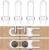 Cabinet Locks for Babies,Child Proof Cabinet Locks,4 Pack U-Shaped Baby Proofing Cabinets,Child Locks for Cabinets and Drawers,Child Safety Cabinet Locks with Adjustable(White)
