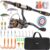 PLUSINNO Fishing Rod and Reel Combos – Carbon Fiber Telescopic Fishing Pole – Spinning Reel 12 +1 Shielded Bearings Stainless Steel BB