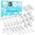 Inaya Complete Baby Proofing Kit – Child Safety Hidden Locks for Cabinets & Drawers, Adjustable Safety Latches, Corner Guards and Outlet Covers – Baby Proof Pack to Keep Your Child Safe at Home