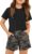 Arshiner Girls 2 Piece Outfits Summer Clothes Fashion Short Sleeve Pullover Tops and Shorts with Pockets Kids Clothing Set