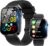 Smart Watch for Men Women Answer/Make Call, 1.85″ HD Fitness Tracker with 24/7 Heart Rate & Sleep Monitor, 110+ Sports Modes, IP68 Waterproof Smartwatch, Long Battery Life for Android iOS, Black