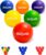 GoSports Soft Skin Foam Playground Dodgeballs – Set of 6 Includes Mesh Carry Bag
