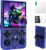 R36MAX Retro Handheld Game Console, Portable Retro Gaming Console 4.0” IPS HD Screen and Linux System, Support 30+ Emulator and 64GB TF Card Video Game Consoles, 4000mAh Battery (Blue 64GB)
