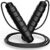 Jump Rope, Tangle-Free Rapid Speed Jumping Rope Cable with Ball Bearings for Women, Men & Kids, Adjustable Steel Jump Rope with Foam Handles for Home Gym Exercise Fitness Workout Equipment & Slim Body