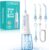 COSLUS C51 Portable Water Flosser for Teeth: 3 Modes & 6 Pressure Settings with Jet Mode Water Dental Pick for Orthodontic, Braces, Sensitive Gums, Compact for Travel, 300ML for Multiple Users, White