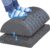 CushZone Foot Rest,Desk & Gaming Accessories,Foot Rest for Under Desk at Work,Comfortable Footrest with 2 Adjustable Heights & Removable Cover, Office Desk Accessories（Gray）