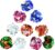 Andiker 10PC Cat Crinkle Balls, 2.36 Inches 5 Colors Kitten Balls Interactive Cat Toys for Indoor Cats to Chew, Chase, Swat, Bite, Hunt to Kill Time and Keep Fit(10 pcs)