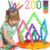 NEOACT 200PCS Building Blocks Kids Educational Building Toys Interlocking Plastic Connect Block Manipulatives for Preschool Kids Aged 3+, Creativity Kid Toy Classroom Kindergarten Toys